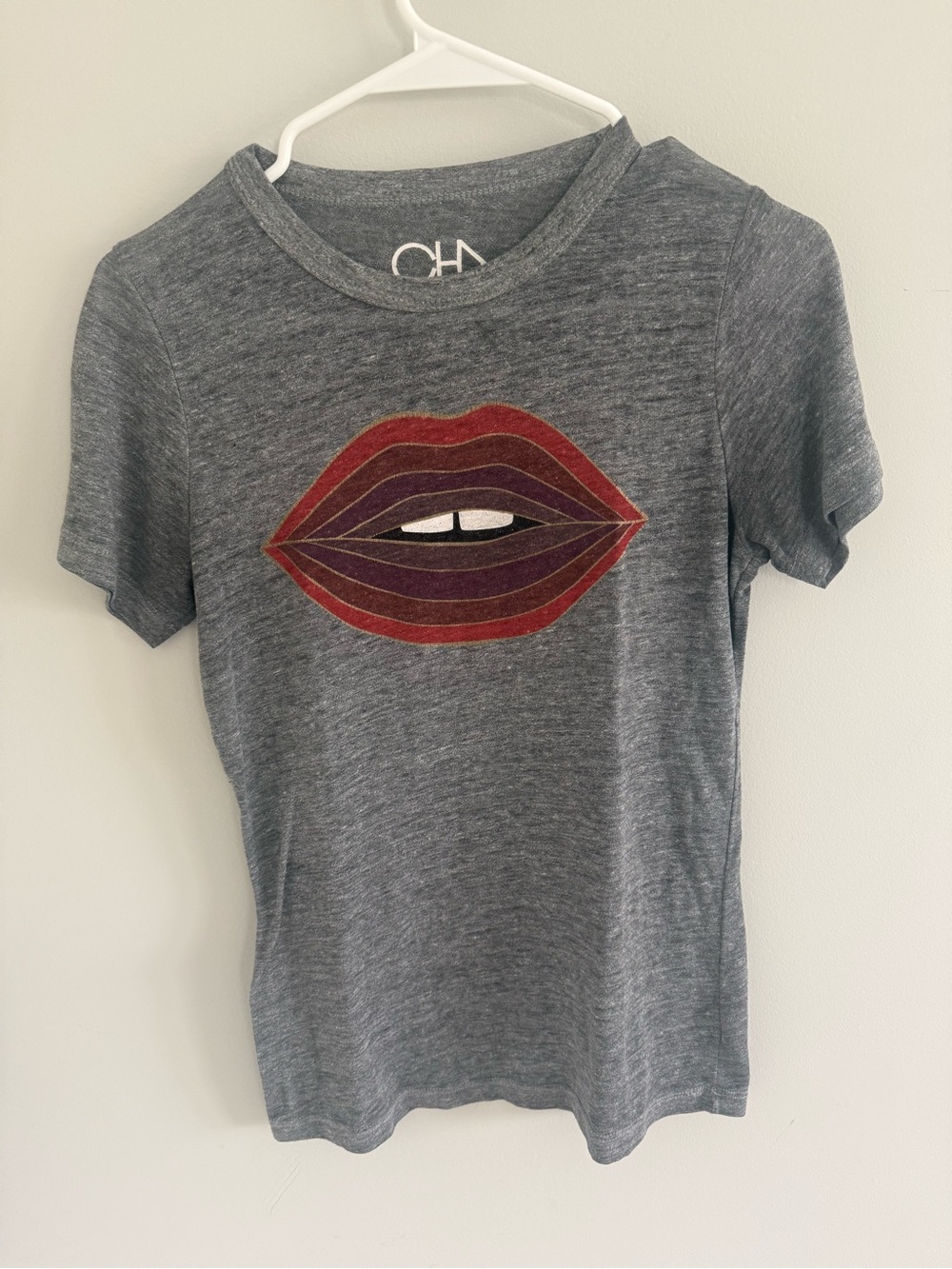 Chaser Gray Lips Tee